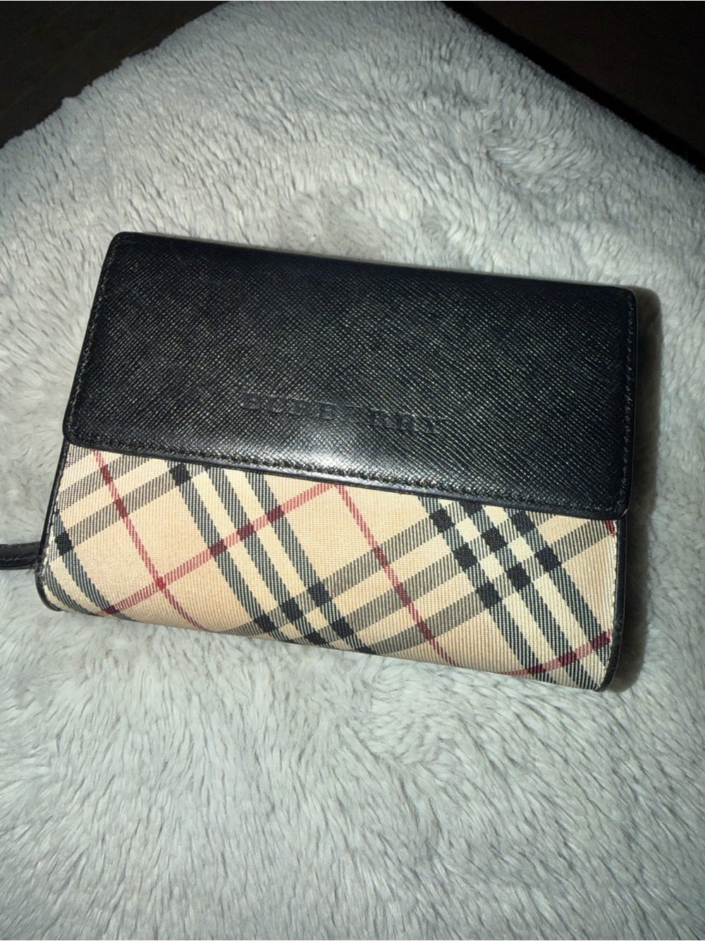 Burberry Nova Check Leather Wallet